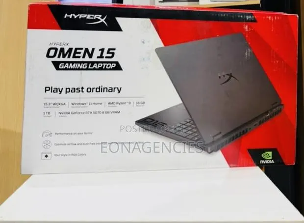 New Laptop HP Omen 15 16GB AMD Ryzen 9 SSD 1T · Photo 1