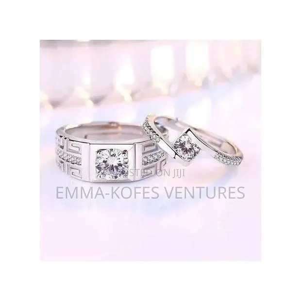 Aidailu Diamond Wedding Rings for Men and Women Rings for Couples