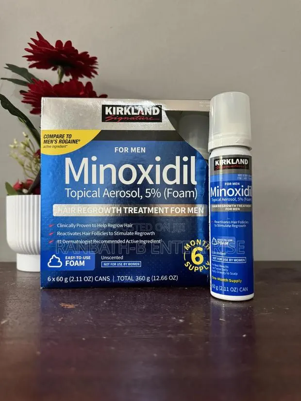 (6 Bottles) Kirkland 5% Minoxidil Foam · Photo 1