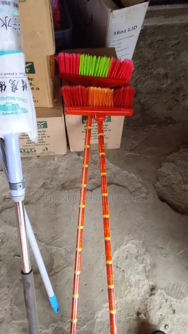 Standing Brooms and Mops · Photo 3