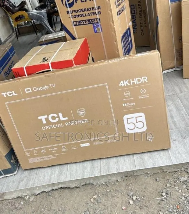 Smart Android Frameless 55 Inch Uhd TCL P635 Ultra Modern TV · Photo 1
