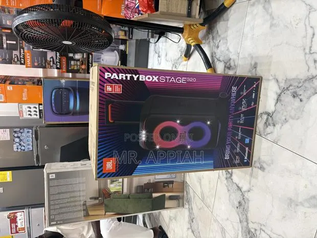Sealed in JBL-Partybox320-Bk Portable Wireless Bluetooth Speaker · Photo 1