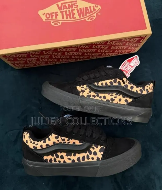 New Skool Van Black Gold