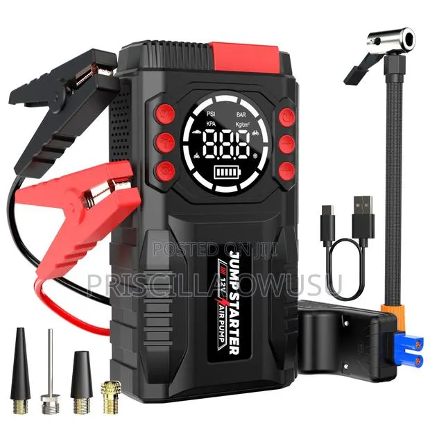 Car Jumper Starter, Tyre Pump, Powerbank and Torchlight · Photo 1