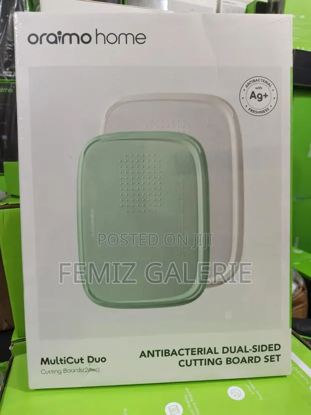 Oraimo MultiCut Duo Dual-Sided Antibacterial Cutting Board Set · Photo 1