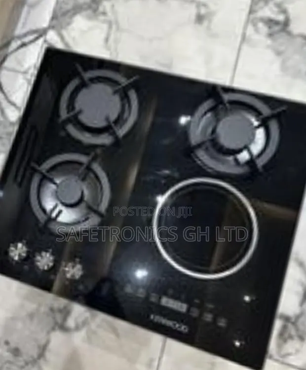 Experience Good Black ~ Kenwood 3 Gas 1 Electric Hob Inbuilt · Photo 1