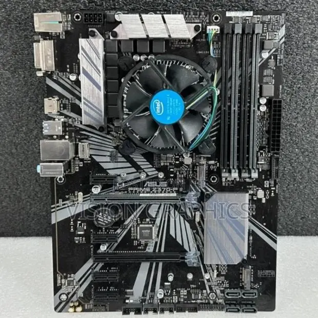 ASUS Prime Z370-P Motherboard With Core I7 8700 8thgen and Cooler · Photo 1