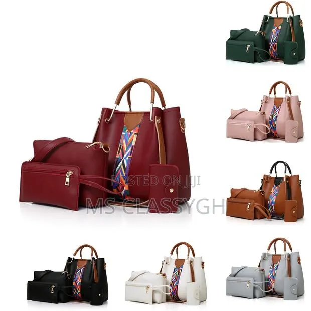 4 in 1 Fashion Women Shoulder Tote Sling Handbag Set Bag · Photo 1