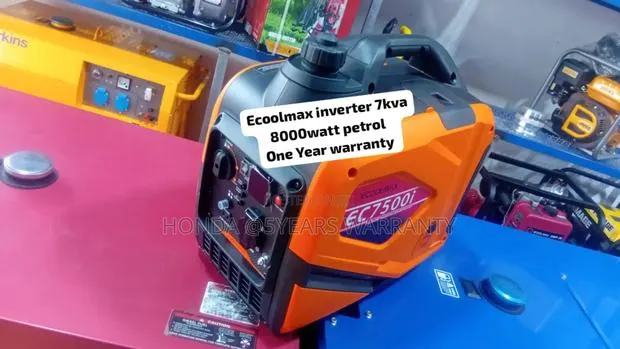 7500i Ecoolmax Inverter Petrol Generator Ecoolmax Inverter · Photo 1