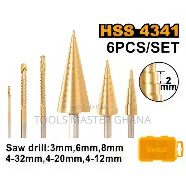 Step Drill Bit Set - Aksds2061 · Photo 1