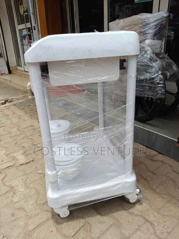 Ingot 2-Tier Treatment Cart With Drawer and 2 Bowls · Photo 3
