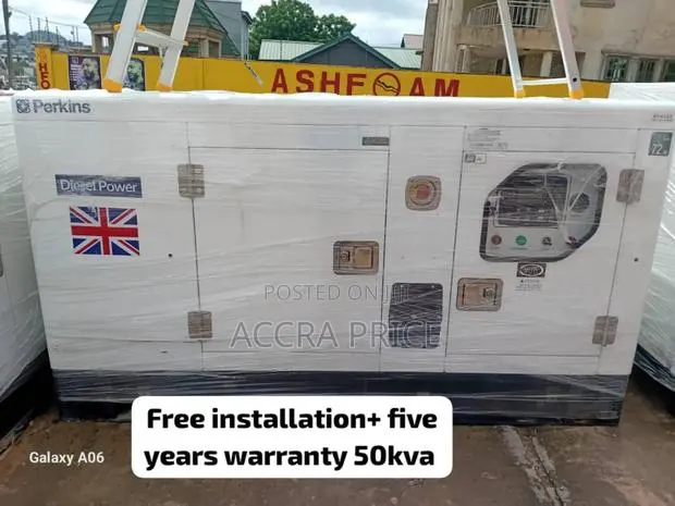 Actual Power Capacity Perkins 50kva Diesel Gen 50kva Genset · Photo 1
