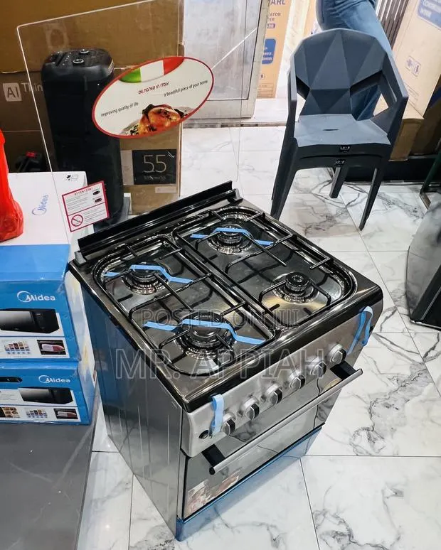 Sufficient Ferre 60x60cm 4 Gas Burner With Grill(Gray).. · Photo 1