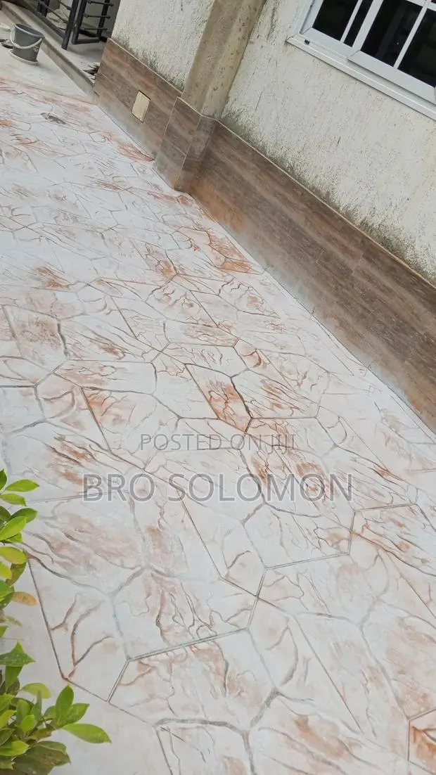 Professional Stamped Concrete Installation in Ghana | Megatek Co. · Photo 3
