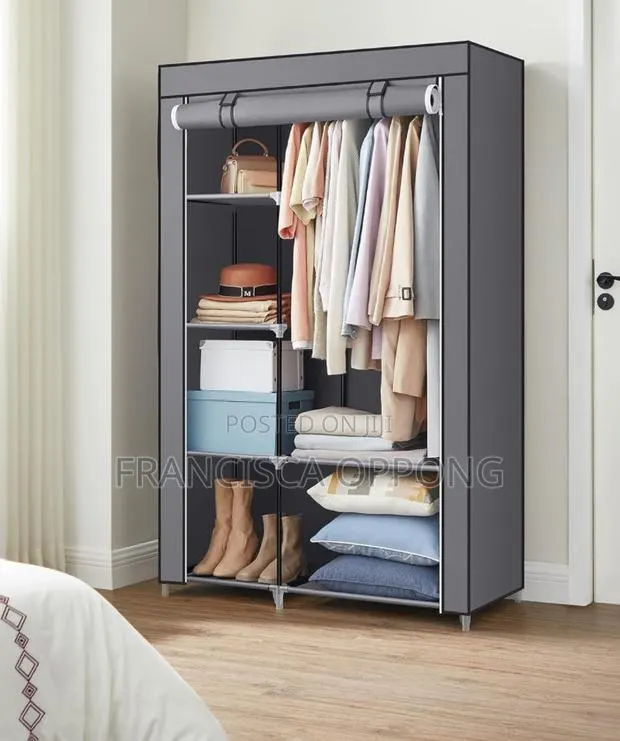 Portable Fabric Wardrobe Closet 2 In 1 · Photo 1