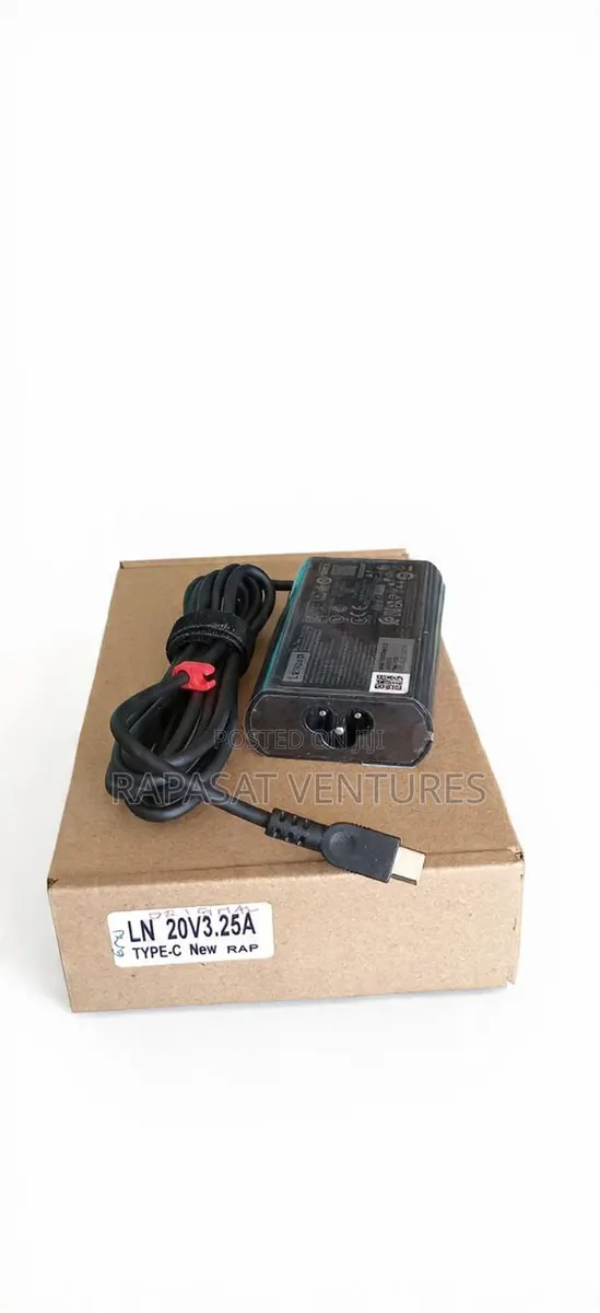 Lenovo 20v 3.25a 65w Type C Adapter - Original · Photo 1