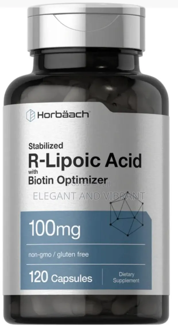 R Lipoic Acid 100mg Stabilized | 120 Capsules · Photo 1