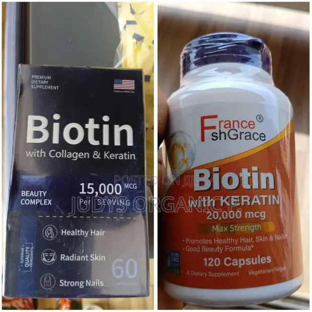 Biotin Capsules(60caps Ghc150 120caps Ghc280) · Photo 1