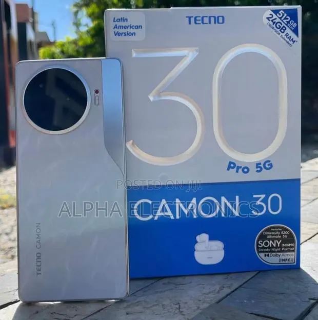 New Tecno Camon 30 Pro 5G 512 GB White · Photo 1