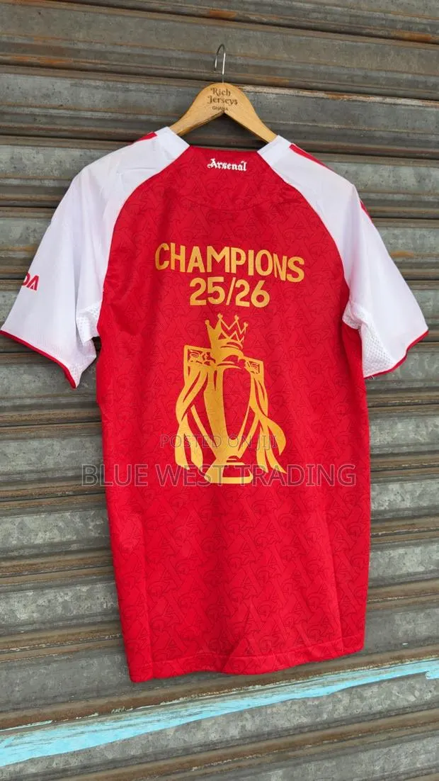 Arsenal 2025/2026 Premier League Champions Jersey _ Arsenal Jersey · Photo 1
