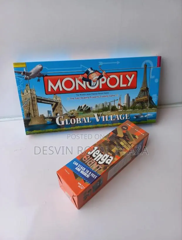 Monopoly and Jenga · Photo 1