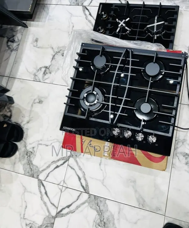 Choose Premium Kenwood 60cm 4 Gas Hob(Black)Glass · Photo 1