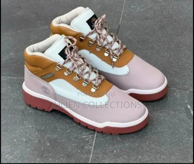 Timberland Field Boots Pink N Red Wine · Photo 1
