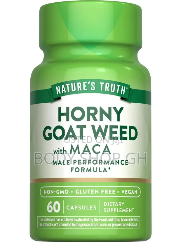 Nature's Truth Horny Goat Weed With Maca - Male Performance Supplement · Photo 1