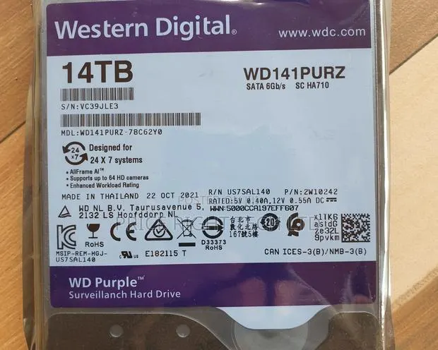 Brand New 14tb Wd Surveillance Hard Drive · Photo 1