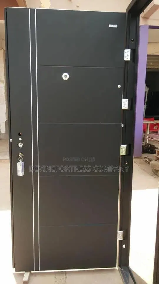 High Quality Single Black Steel Door Available in 11⁄2 as Well · Photo 1