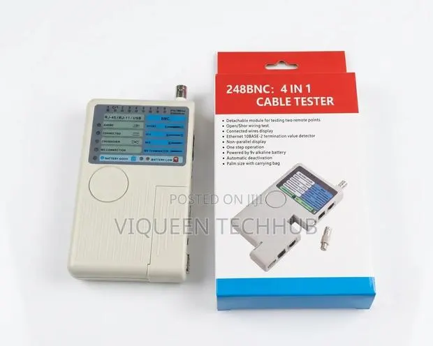 248BNC (4-in-1 Remote Network Cable Tester · Photo 1