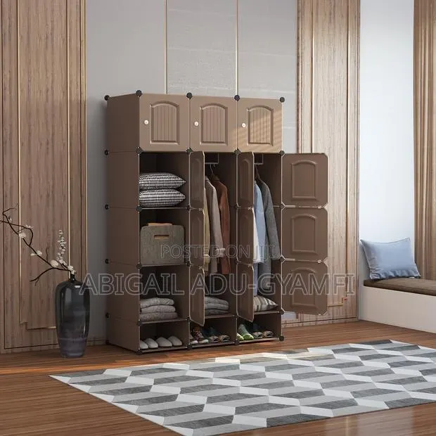 3D 12cubes Wardrobe With Shoe Rack · Photo 1