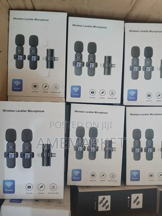 Wireless Lavalier Microphone Set – Dual Clip-on Mic for Smartphones · Photo 1