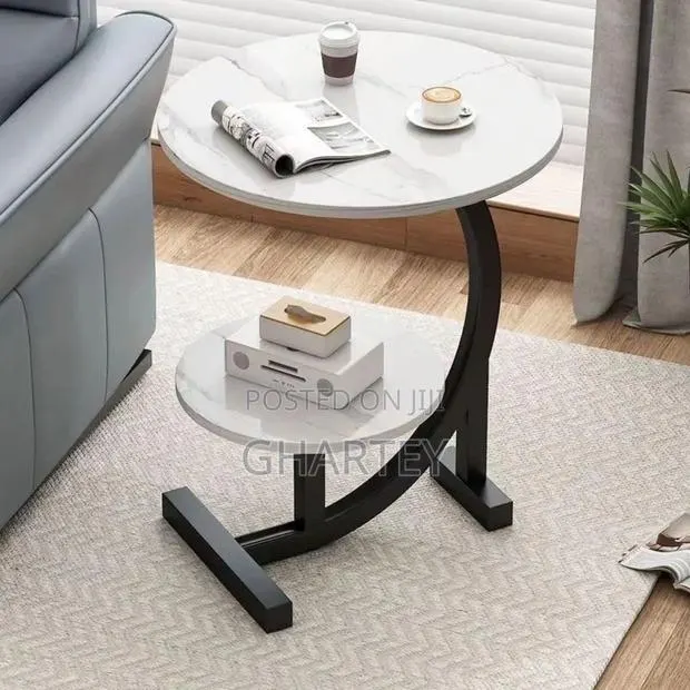 Coffee/ Bedside 2 Tier Foldable Luxury Tables · Photo 1
