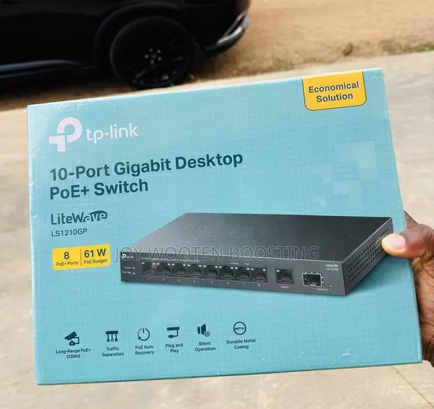 10-Port Gigabit Desktop PoE+ Switch · Photo 1