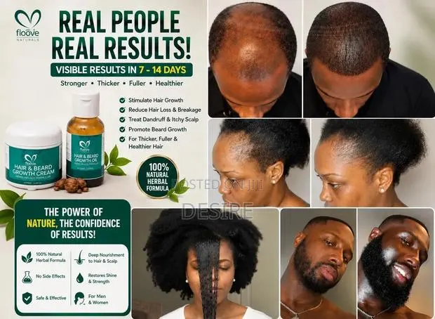Hair and Beard Growth Cream and Oil · Photo 1