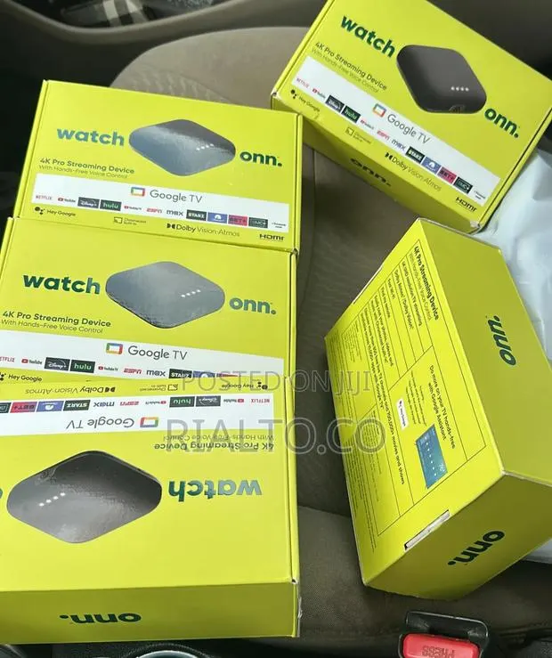 Onn. 4K Pro Google TV Streaming Device · Photo 1