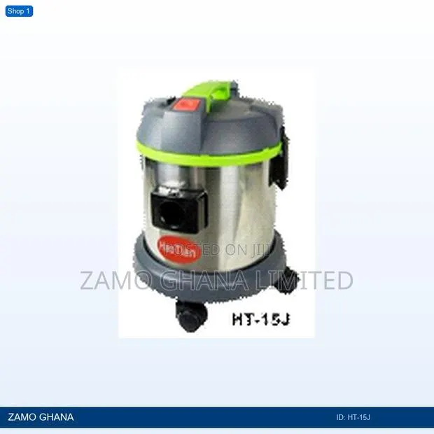 Silent Mode 15l Stainless Steel Wet Dry Vacuum Cleaner Ital - Ht-15j · Photo 1