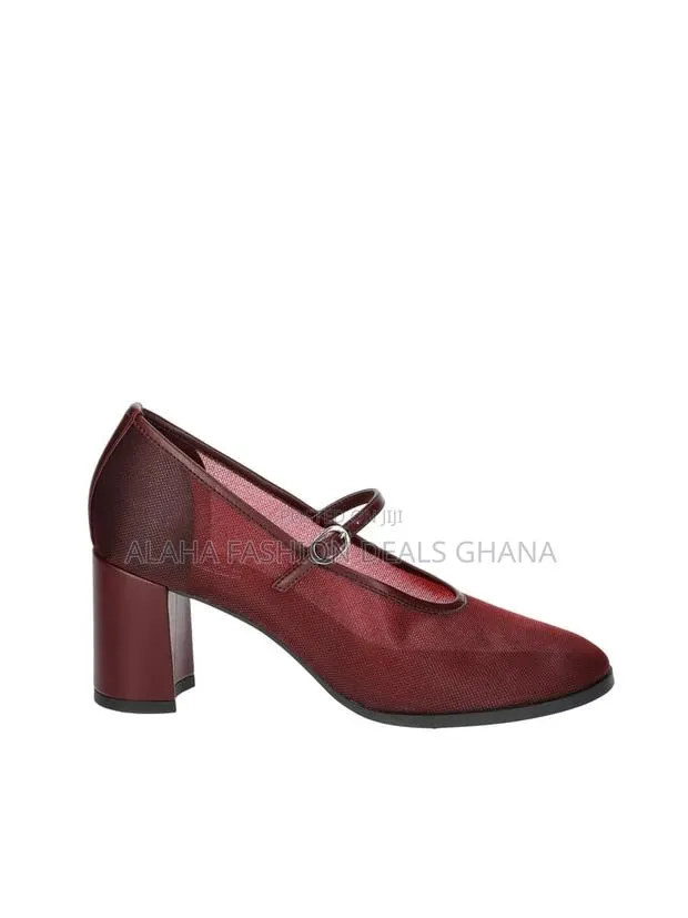 Scoop Women's Mesh Mary Jane Block Heel Pumps · Photo 1