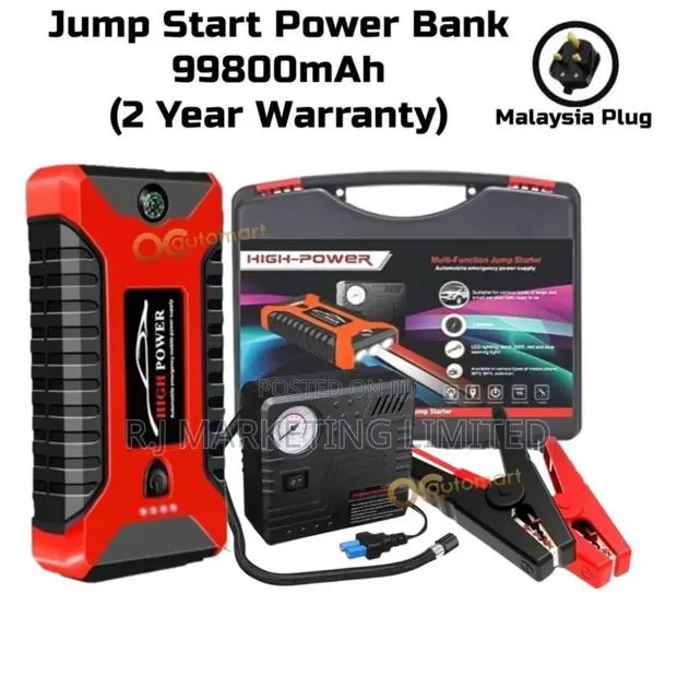 Rechargeable Jump Starter and Tyre Inflators · Photo 1