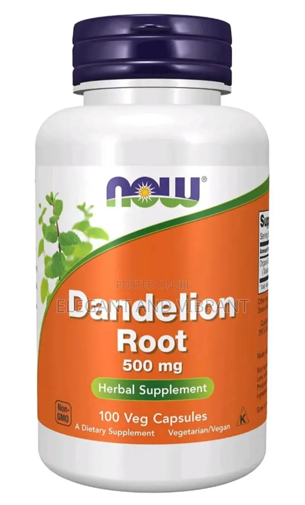 Dandelion Root 500 Mg 100 Veg Capsules · Photo 1