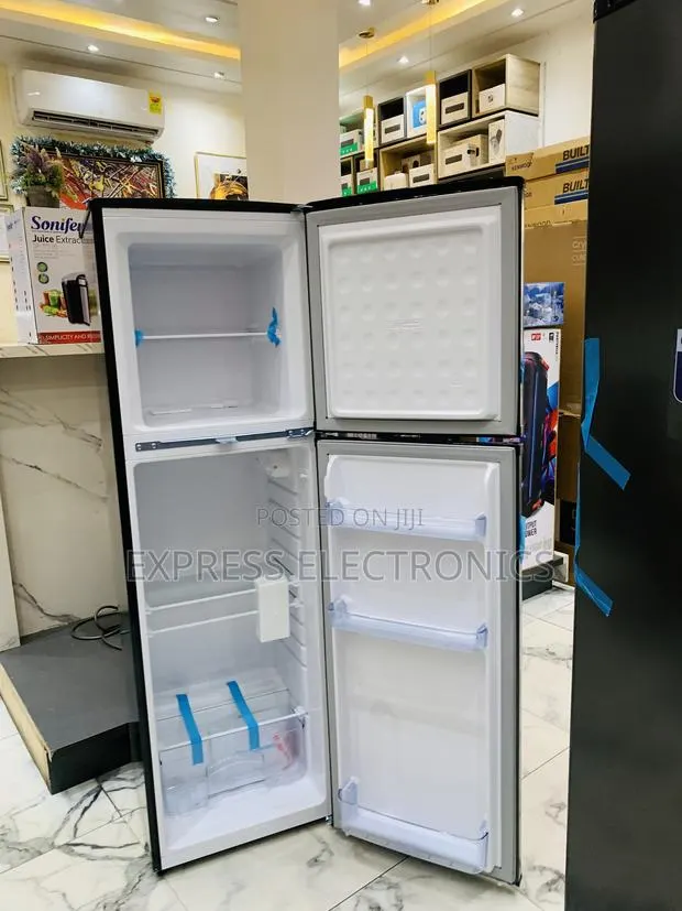 Authentic New Dark Grey Double Door Fridge Pf-262tix Pearl · Photo 1