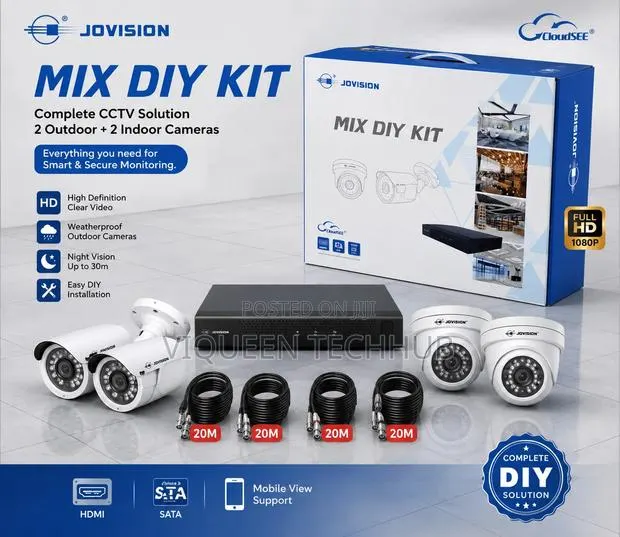 Jovision 4ch Complete Kit · Photo 1
