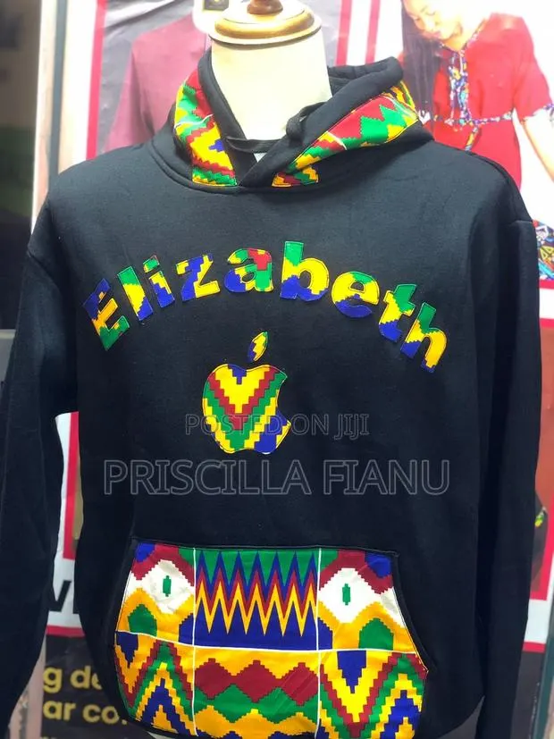 Custom Hoodie’S With Names Designed With African Prints · Photo 1