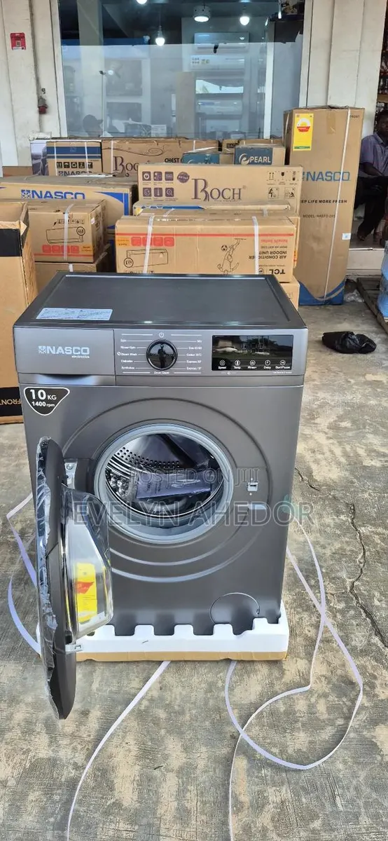 Nasco Gray Colour 10kg Washing Machine Full Automatic Brand New · Photo 1