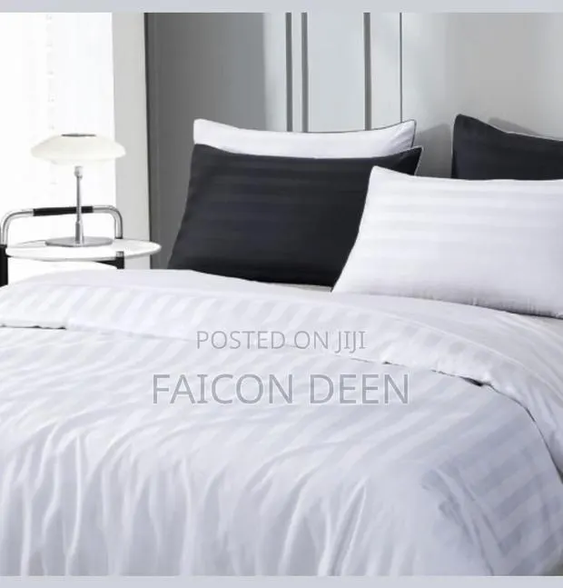 White Cotton Duvet Cover Only ;Timeless Hotel Look · Photo 1
