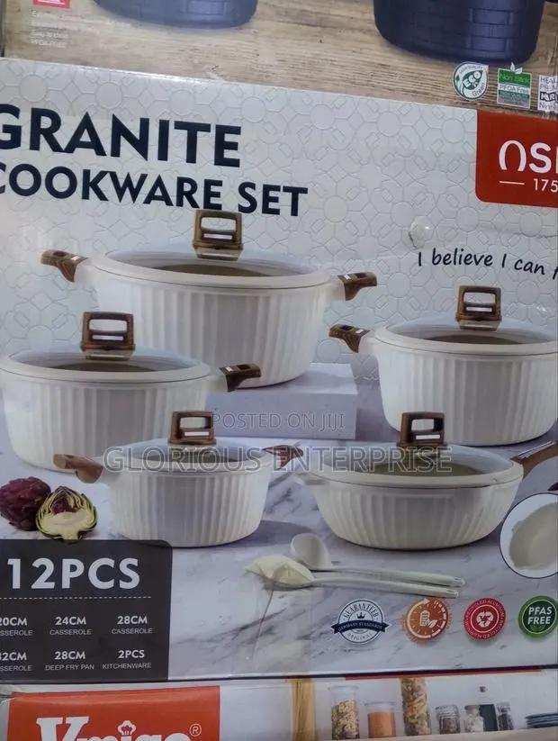 12pcs Non Stick Cookware · Photo 1