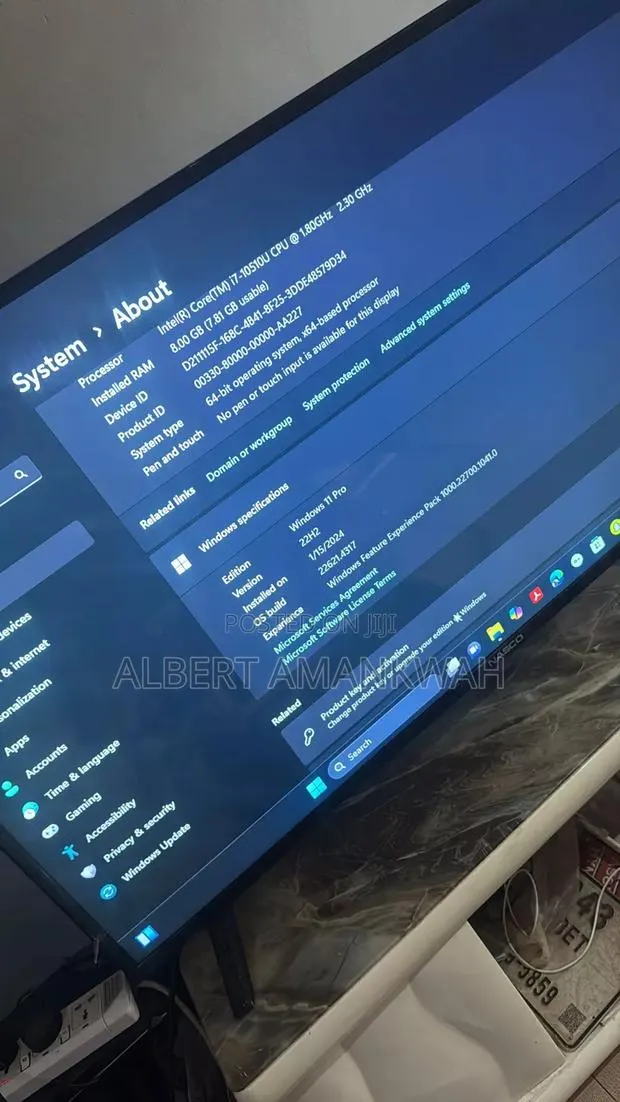 Laptop HP 15-da2933nia 8GB Intel Core i7 HDD 1T · Photo 1