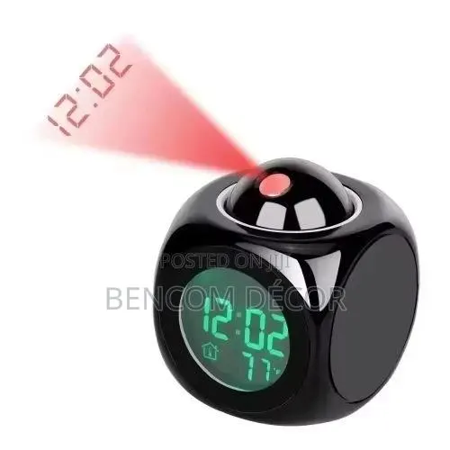 Multifunctional Projector Alarm Clock - Led Light · Photo 1