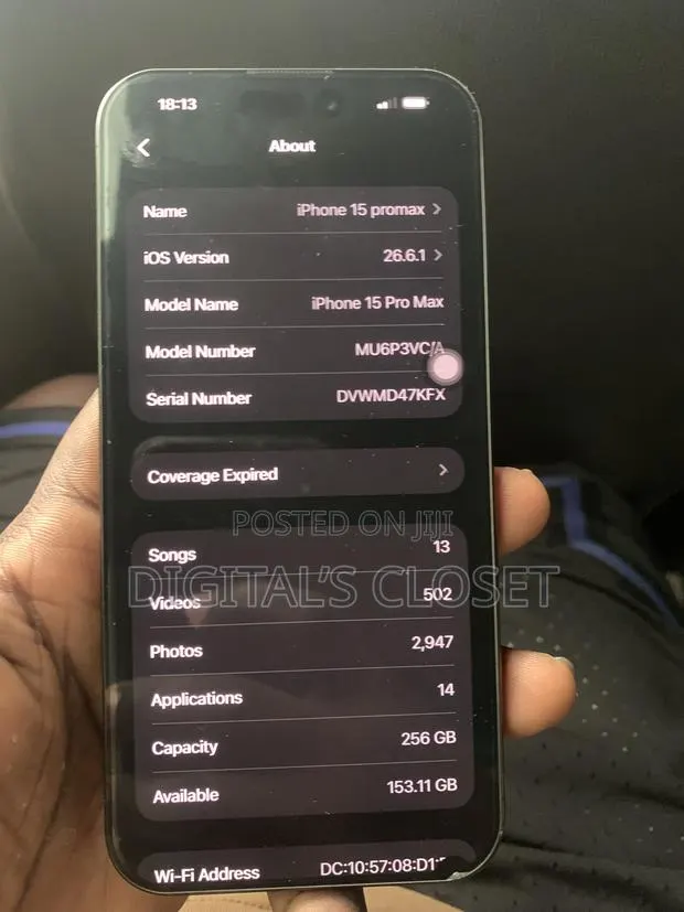 Apple iPhone 15 Pro Max 256 GB Black · Photo 1